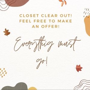 2021 Closet Clearout